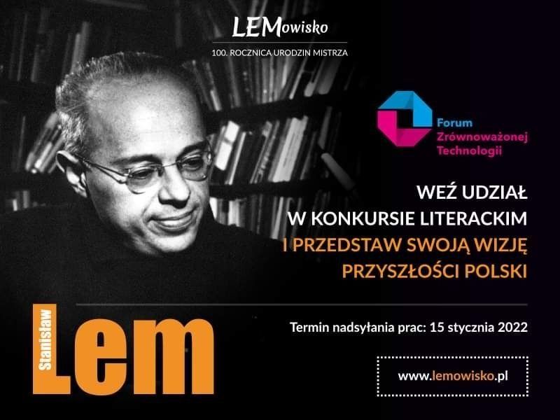 Plakat konkursu literackiego LEMowisko